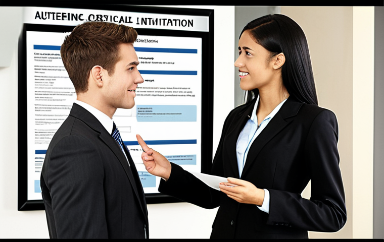 **

Prompt: A young professional interviewing at a modern financial institution. Focus on professionalism, clean lines, and a welcoming environment. The applicant should appear confident and well-prepared. Incorporate elements suggesting career growth and learning opportunities, subtly in the background, such as a framed certificate or a mentorship program poster.

**