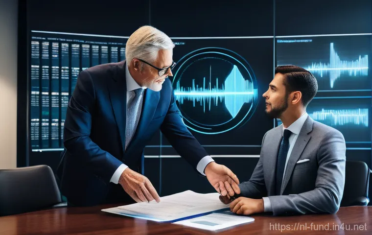 펀드투자상담사와 관련된 금융 기술 트렌드 - **Prompt Title: The Evolving Financial Advisor: From Oracle to Coach**
A visually rich, split-co...