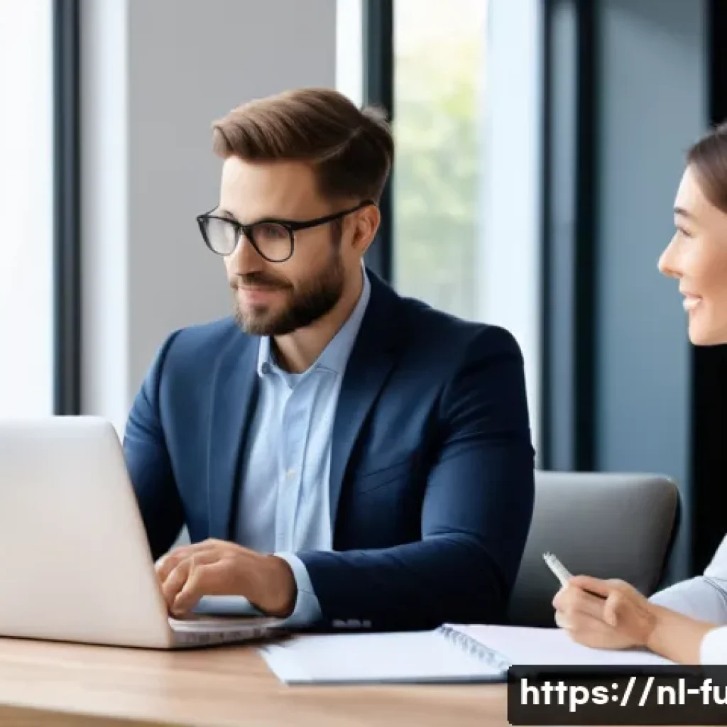 펀드투자상담사와 금융 시장 분석 기법 - **Prompt: "A professional female financial advisor, in her early 40s, with a warm and empathetic exp...